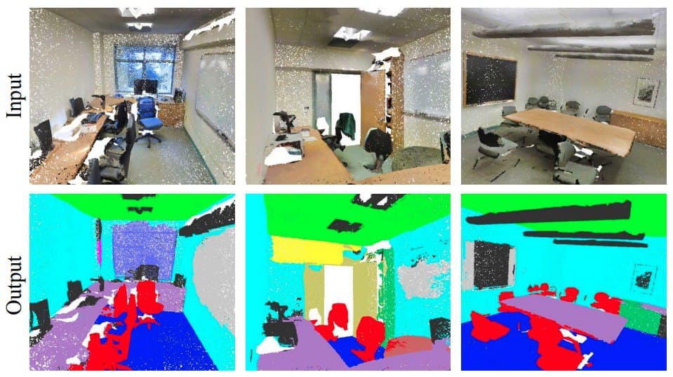 Point cloud segmentation in AGV