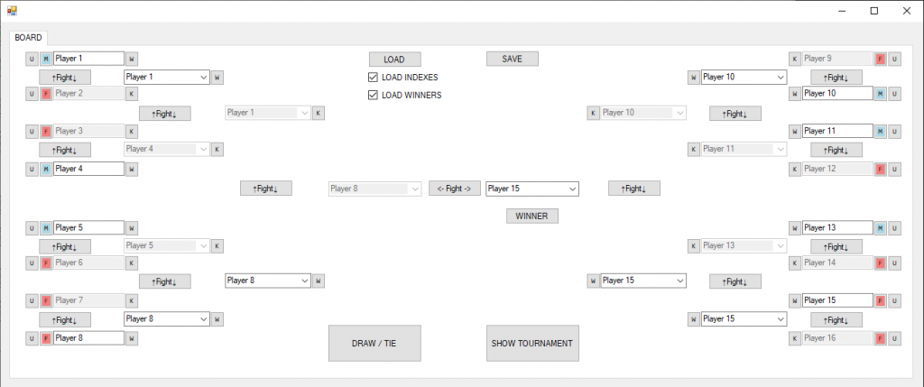 Tournament Bracket