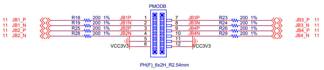 PMODB Schematics