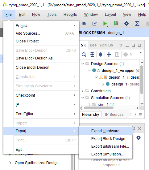 export hardware for bare-metal